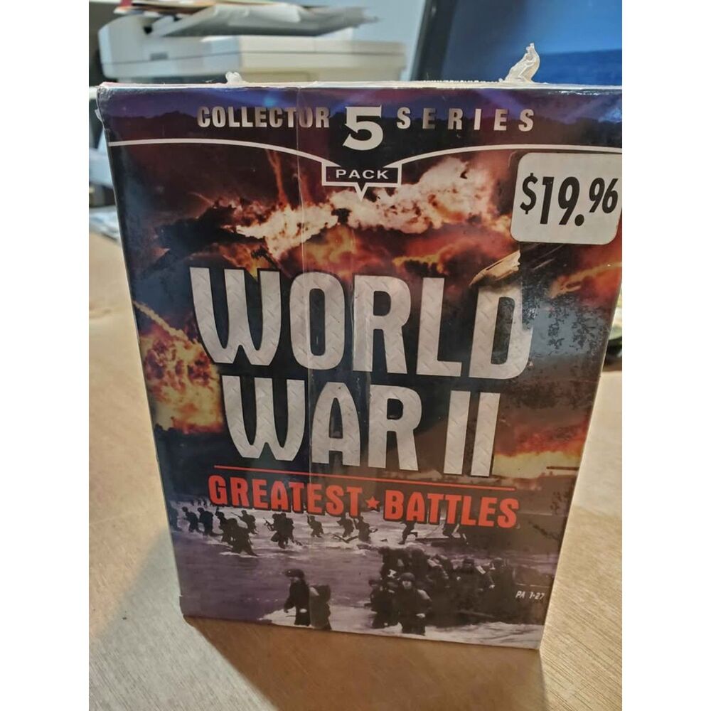 WW II Greatest Battles 5pc VHS Box Set VHS new